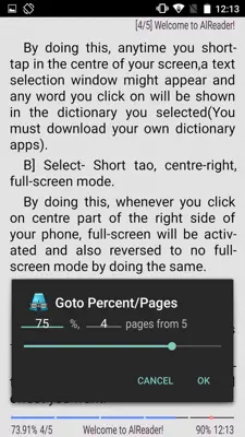 AlReader android App screenshot 3